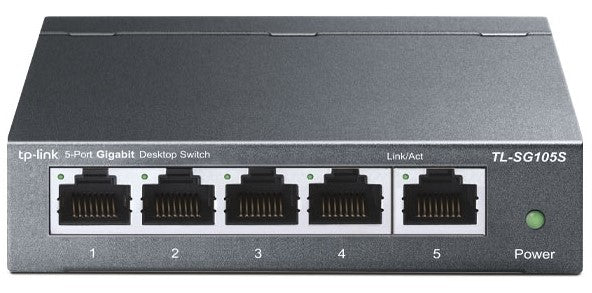 TL-SG105S with Metal Casing and Silent Fanless Design TL-SG105S with Metal Casing and Silent Fanless Design